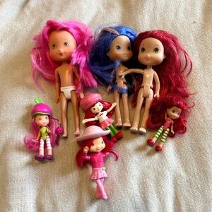 Lot of Strawberry Shortcake dolls